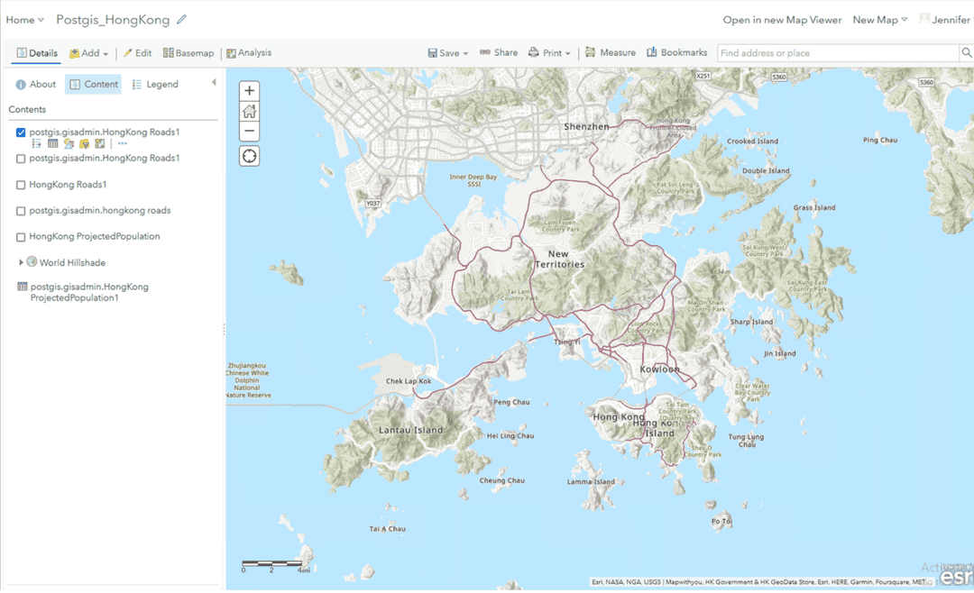 EsriArcGISEnterpriseMapShare